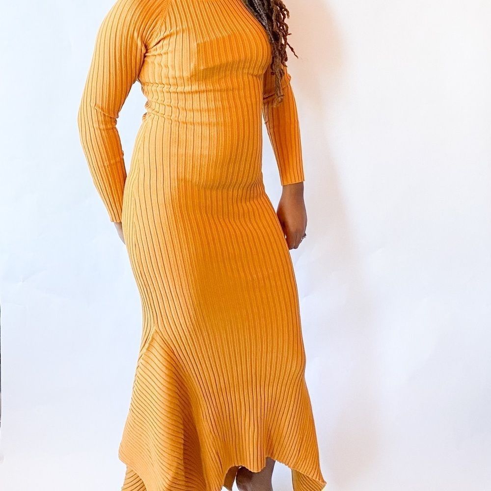 Women’s Mock neck mermaid sweater dress
